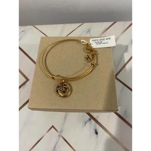NWT Alex and Ani Mermaid II rafellian gold